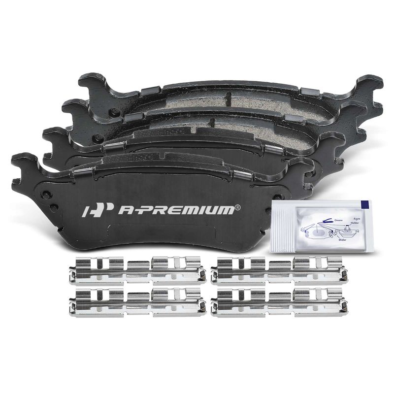 4pcs Rear Driver & Passenger Ceramic Brake Pads  for Ford F-150 2012-2020