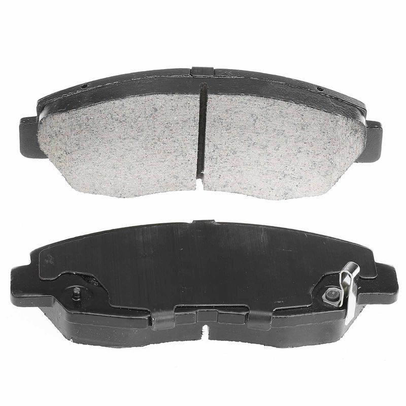4pcs Front Driver & Passenger Ceramic Brake Pads with Sensor for Honda Civic 2012-2015 1.8L
