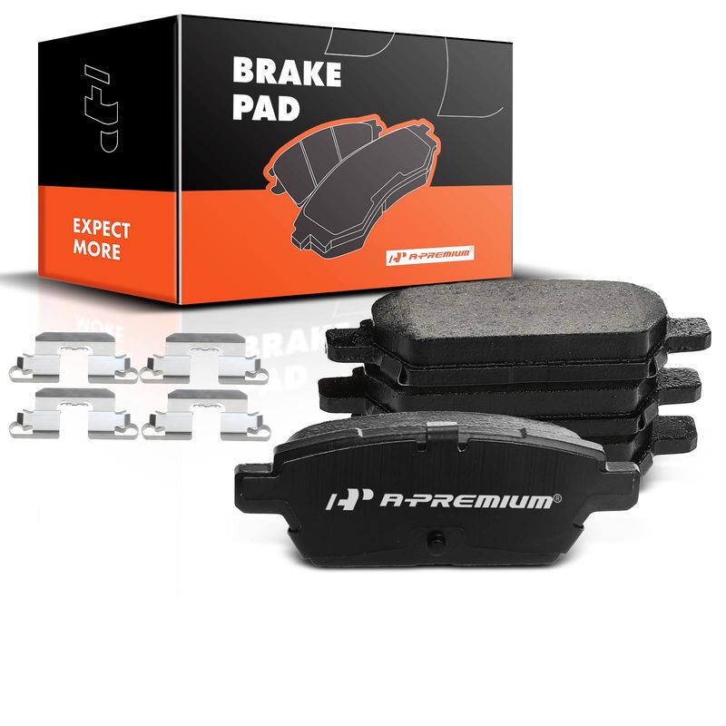 4pcs Rear Driver & Passenger Ceramic Brake Pads  for Mazda 6 06-13 Ford Fusion Mercury Lincoln MKZ