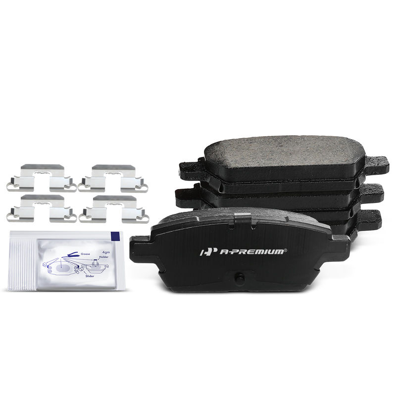 4pcs Rear Driver & Passenger Ceramic Brake Pads  for Mazda 6 06-13 Ford Fusion Mercury Lincoln MKZ