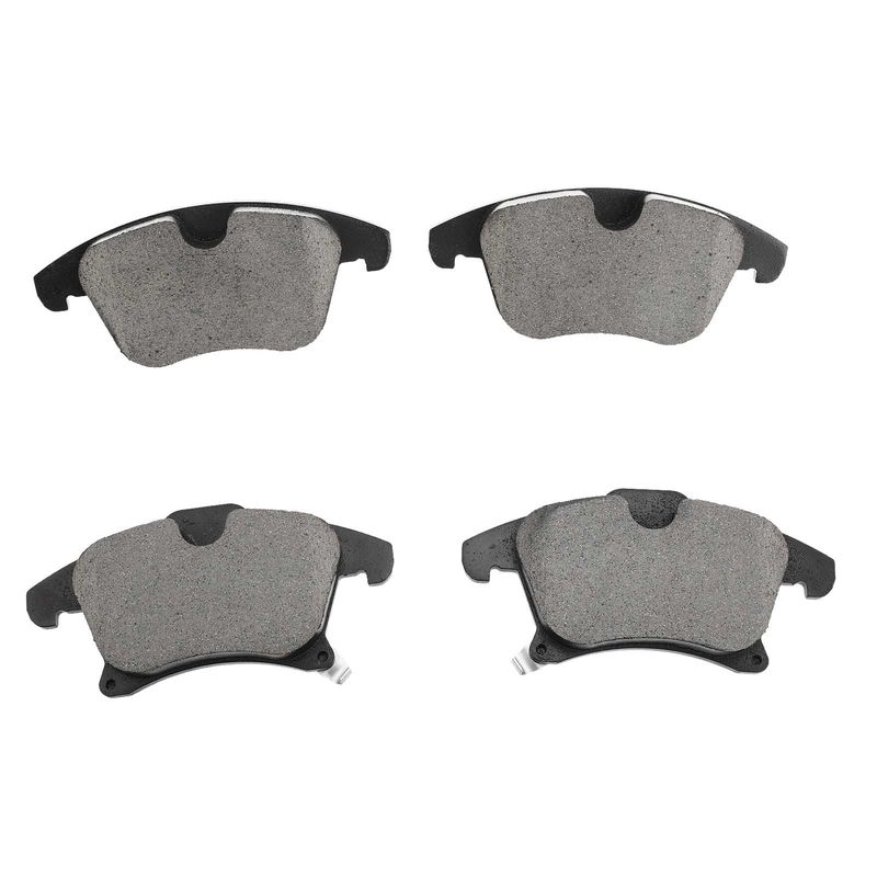 4pcs Front Driver & Passenger Ceramic Brake Pads with Sensor for Ford Fusion Police Responder Hybrid