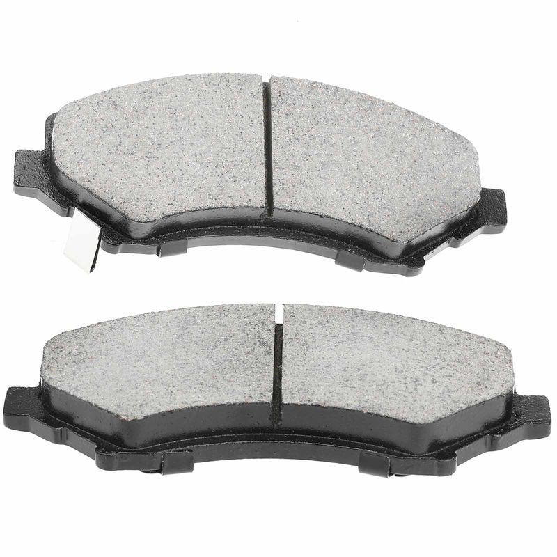 4pcs Front Driver & Passenger Ceramic Brake Pads with Sensor for Jeep Wrangler Volkswagen Dodge Journey Chrysler Ram