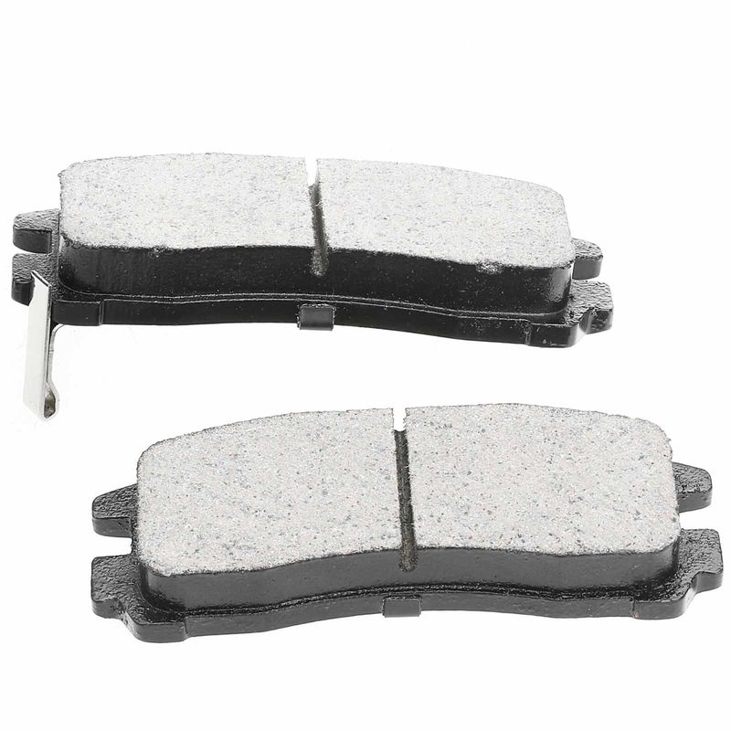 4pcs Rear Driver & Passenger Ceramic Brake Pads with Sensor for Plymouth Colt Dodge Chrysler Eagle Mitsubishi