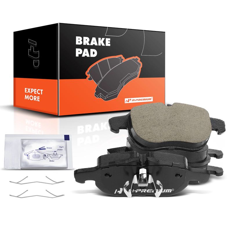 4pcs Front Driver & Passenger Ceramic Brake Pads  for Saab 9-3 2003 2004-2011