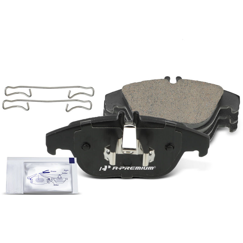 4pcs Rear Driver & Passenger Ceramic Brake Pads  for Mercedes-Benz C250 2010-2015 C300 E350 E550 GLK250