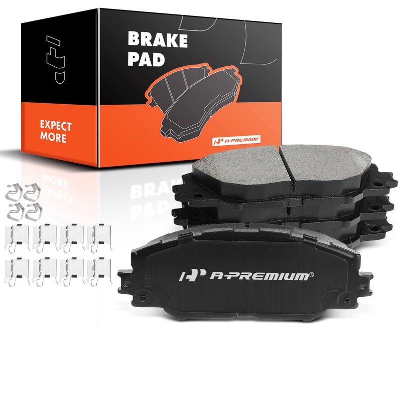 4pcs Front Driver & Passenger Ceramic Brake Pads  for Toyota RAV4 2006-2018 Matrix Pontiac Vibe Scion iM