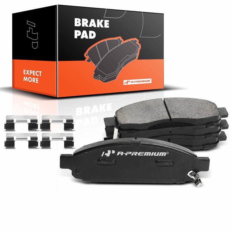 4pcs Front Driver & Passenger Ceramic Brake Pads  for Nissan Titan 2004-2007 Armada INFINITI QX56 V8 5.6L