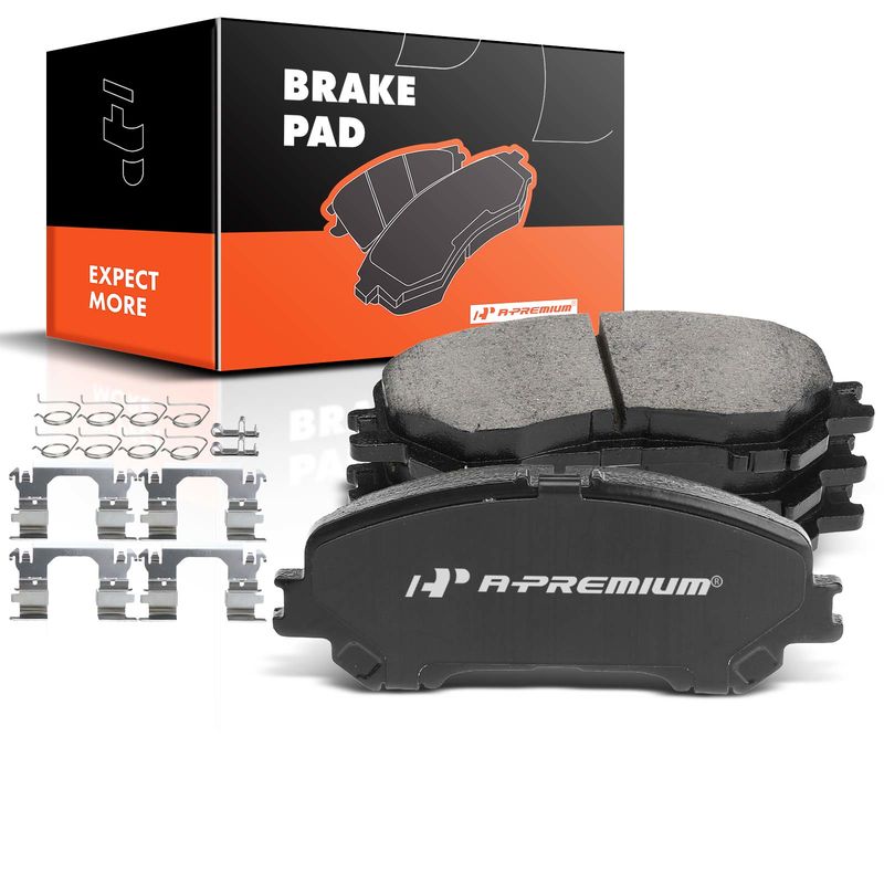 4pcs Front Driver & Passenger Ceramic Brake Pads  for Nissan Rogue 2014-2020 Rogue Sport 17-21 2.0L 2.5L