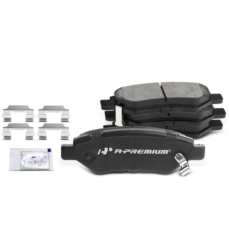 4pcs Rear Driver & Passenger Ceramic Brake Pads  for Cadillac CTS 2008-2014 SRX Chevrolet Camaro Saab