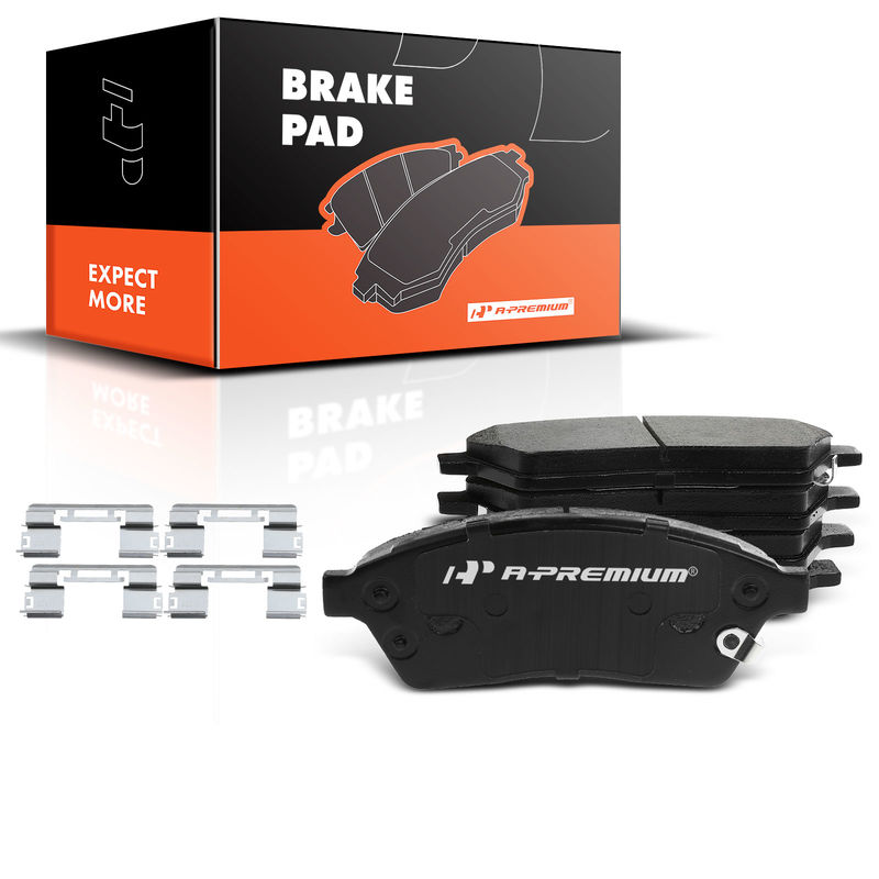 4pcs Front Driver & Passenger Ceramic Brake Pads  for Cadillac SRX 2010-2016 Saab 9-4X 2011 V6 3.0L 3.6L