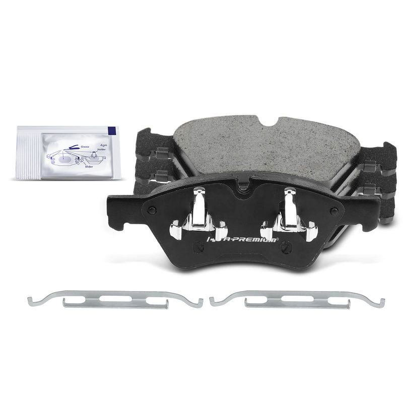 4pcs Front Driver & Passenger Ceramic Brake Pads  for Mercedes-Benz E350 E500 E550 G55 AMG GL320 GL350