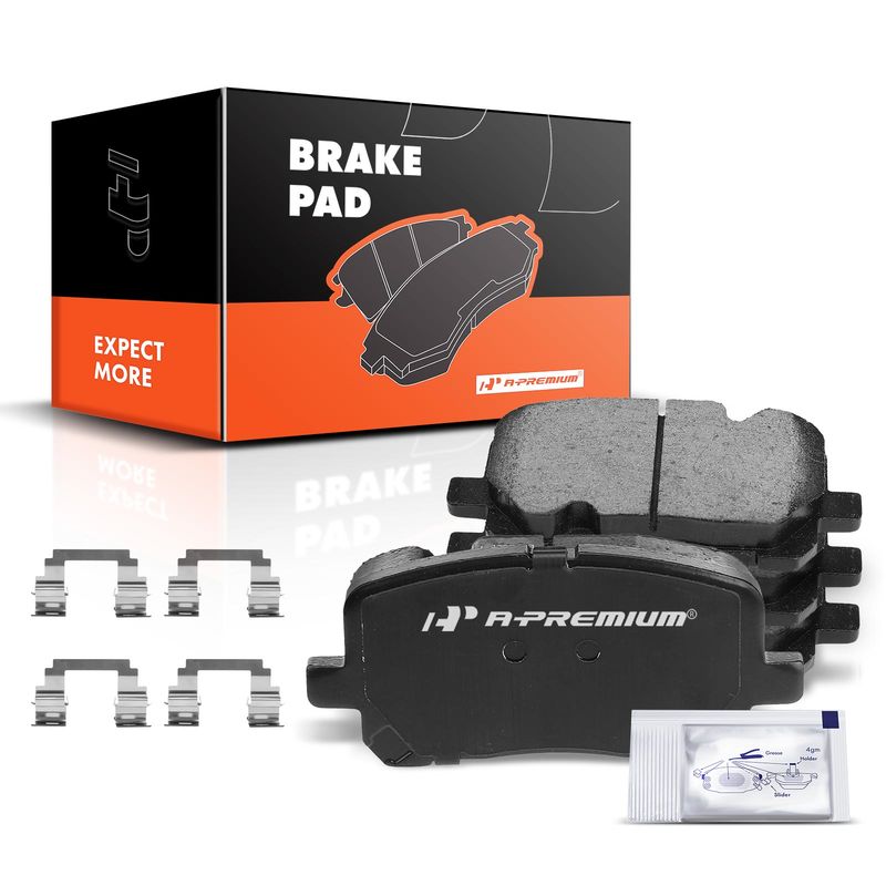 4pcs Front Driver & Passenger Ceramic Brake Pads  for Pontiac Vibe Toyota Corolla 2003-2008 Matrix 1.8L