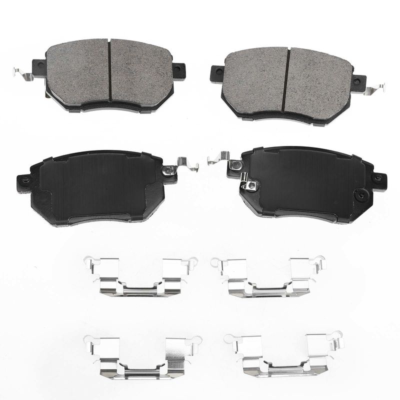 8pcs Front & Rear Ceramic Brake Pads with Sensor for Nissan Maxima 04-08 Altima Murano Infiniti