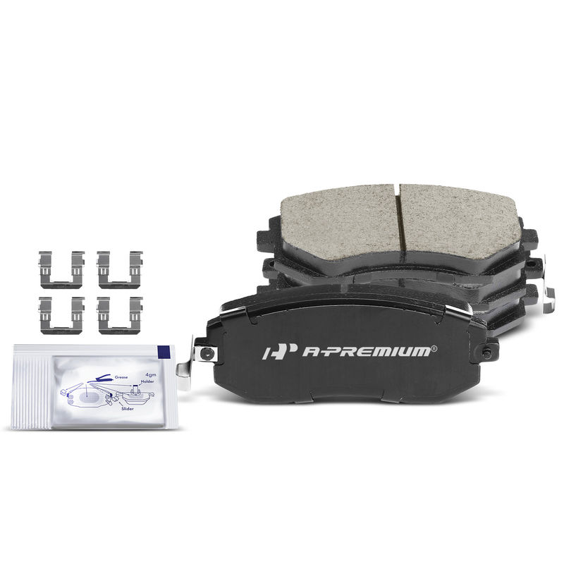 4pcs Front Driver & Passenger Ceramic Brake Pads with Sensor for Saab 9-2X Subaru Forester Impreza Legacy Outback