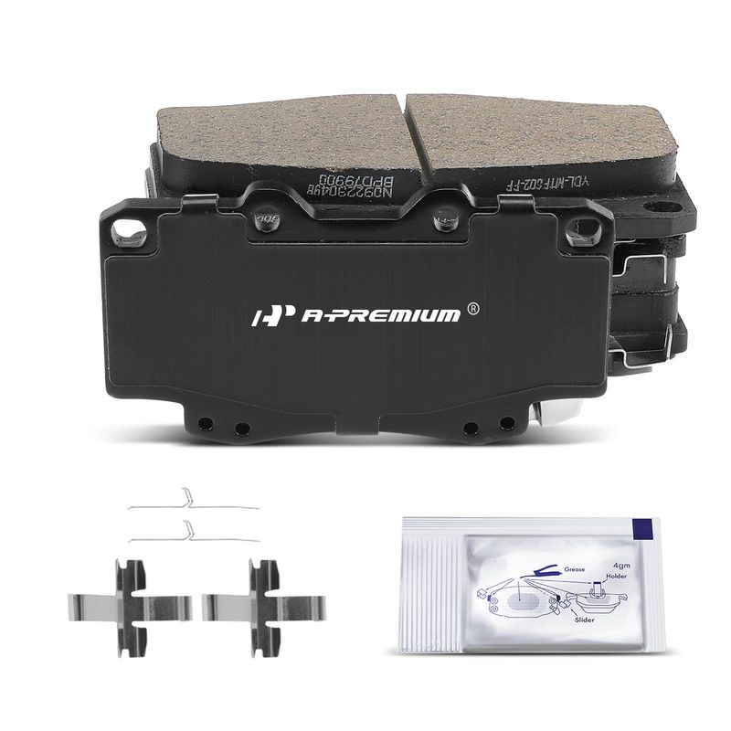 4x Front Ceramic Brake Pads for Toyota Tacoma 1999-2004 L4 2.4L 2.7L