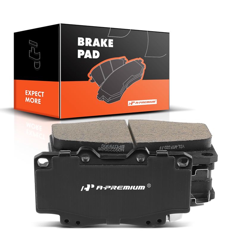 4x Front Ceramic Brake Pads for Toyota Tacoma 1999-2004 L4 2.4L 2.7L