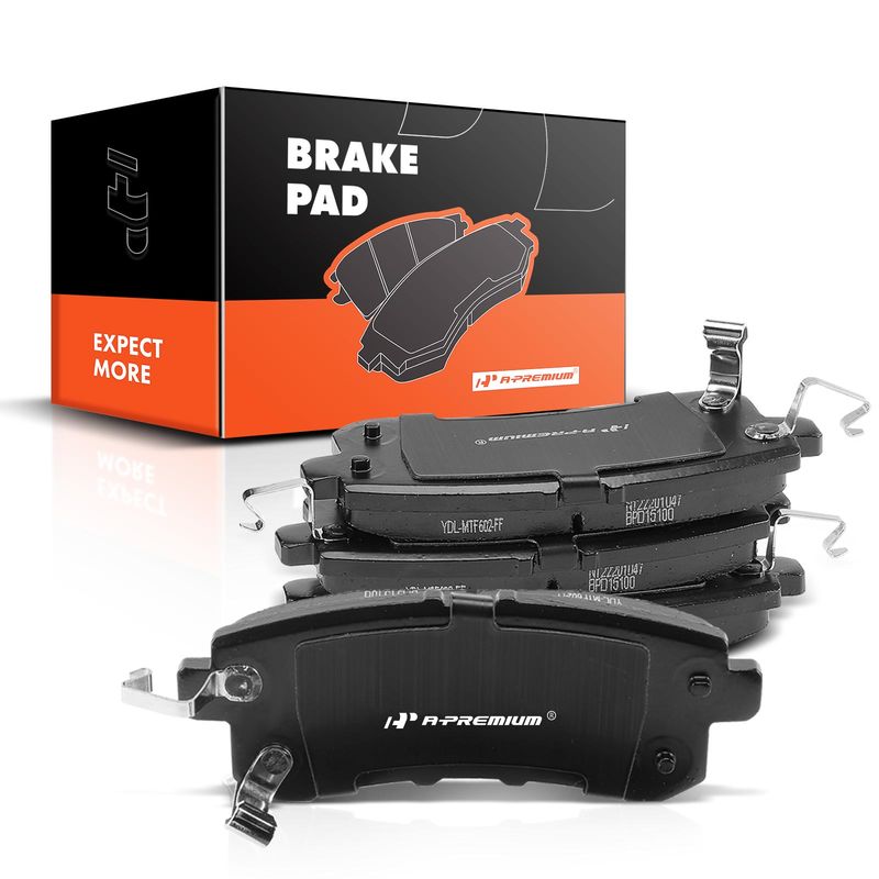 4x Rear Ceramic Brake Pads for INFINITI QX56 2011-2013 QX80 Nissan Armada