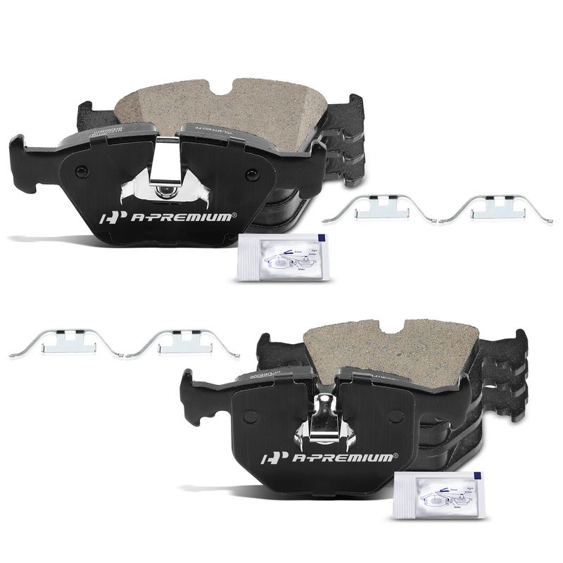 8x Front & Rear Ceramic Brake Pads for BMW Z4 E85 2006-2008 330i E46 2001-2005 M3