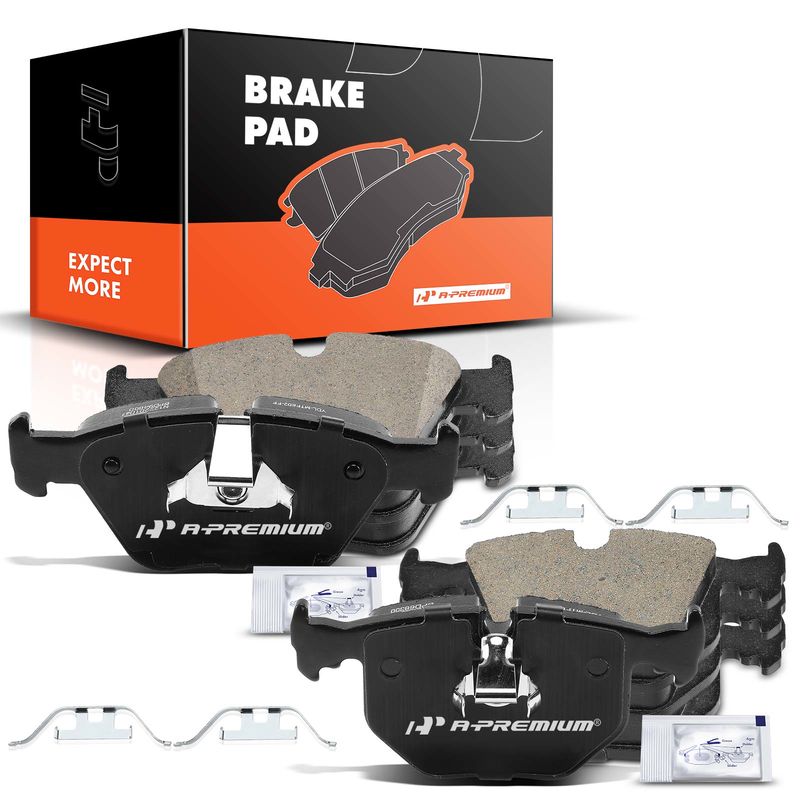 8x Front & Rear Ceramic Brake Pads for BMW Z4 E85 2006-2008 330i E46 2001-2005 M3
