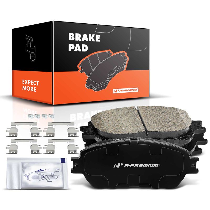 4pcs Front Driver & Passenger Ceramic Brake Pads  for Toyota Camry Sienna Tacoma Solara Lexus ES300 ES330