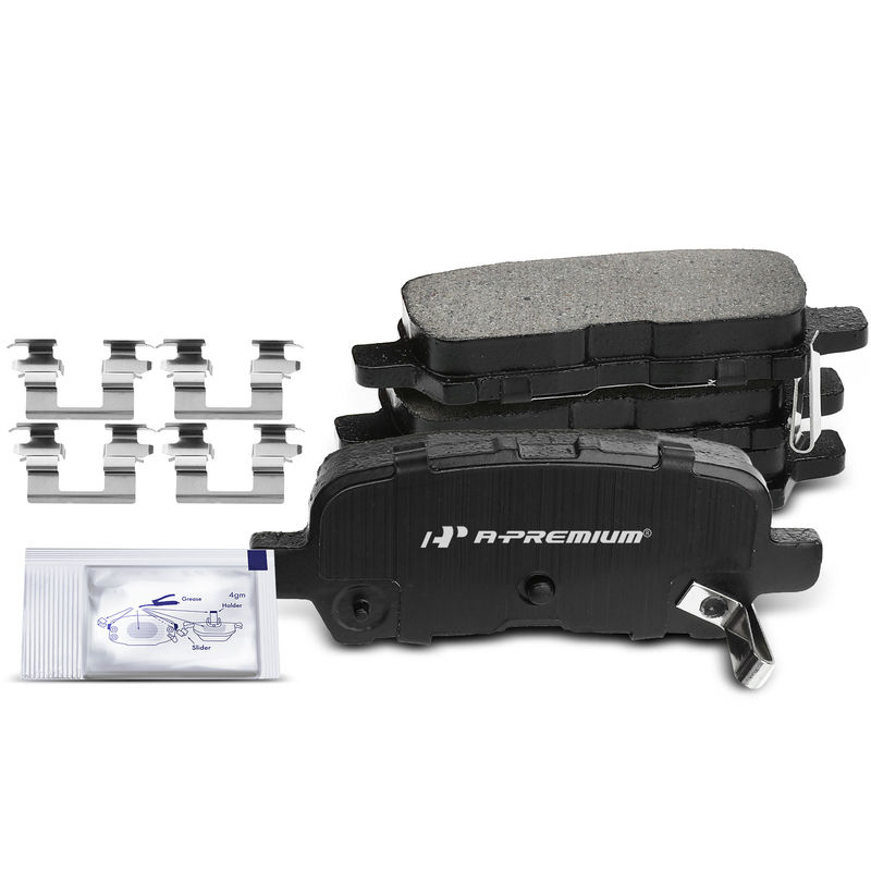 4pcs Rear Driver & Passenger Ceramic Brake Pads  for Buick Allure Chevrolet Impala Limited Pontiac