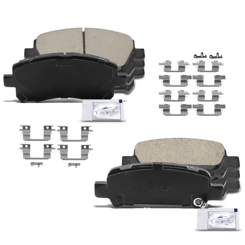 8x Front & Rear Ceramic Brake Pads for Subaru Forester 1998-2002 Legacy Outback