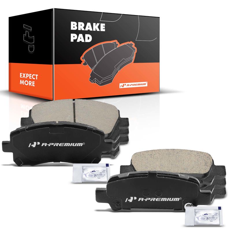 8x Front & Rear Ceramic Brake Pads for Subaru Forester 1998-2002 Legacy Outback