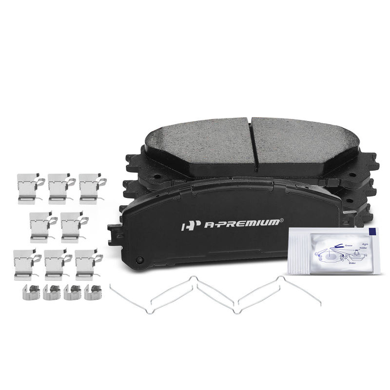 4pcs Front Driver & Passenger Ceramic Brake Pads  for Toyota Camry Highlander Sienna Avalon Lexus RX350