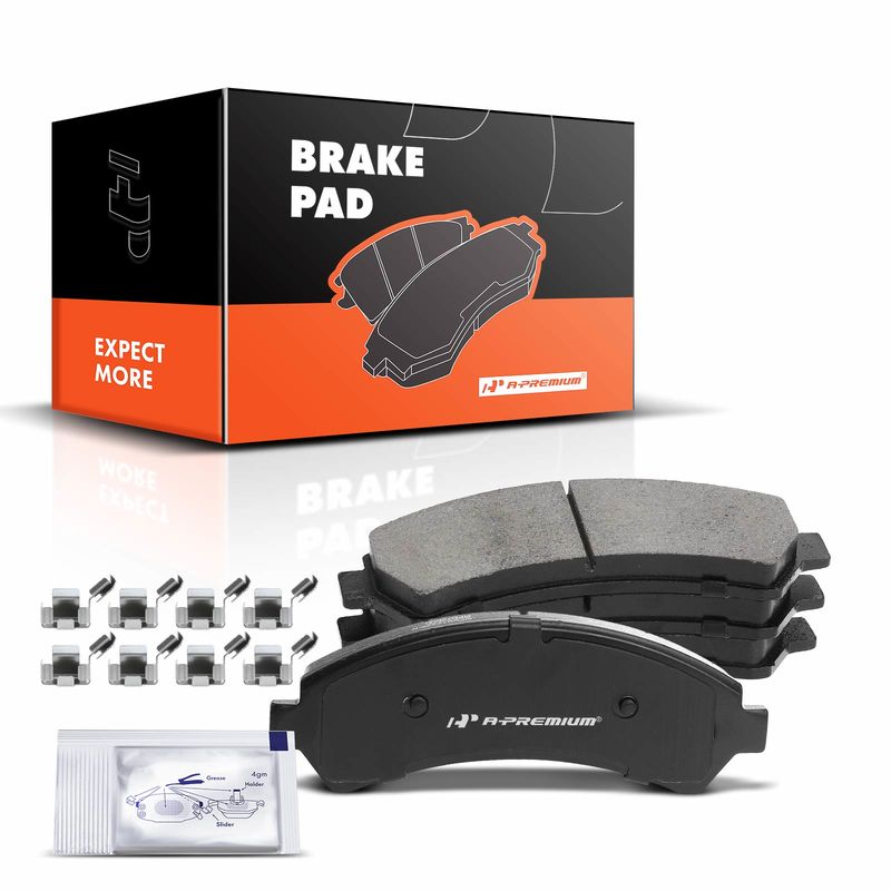 4pcs Front Driver & Passenger Ceramic Brake Pads  for Chevrolet Blazer S10 Pickup GMC Sonoma Isuzu Hombre