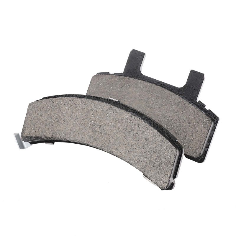 4pcs Front Driver & Passenger Ceramic Brake Pads with Sensor for GMC Yukon 1992-2000 C1500 2500 Savana Suburban