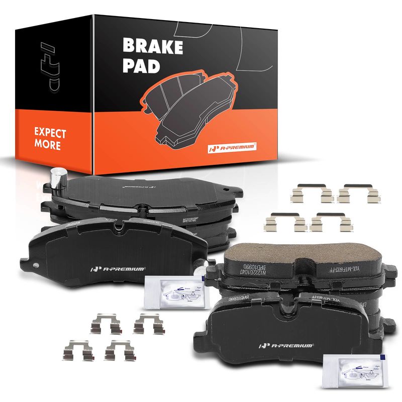 8x Front & Rear Ceramic Brake Pads for Land Rover LR4 2010-2016 Range Rover Sport