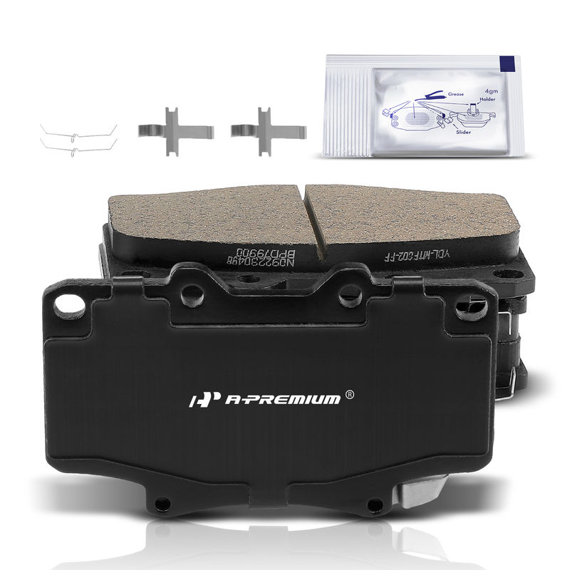 4x Front Ceramic Brake Pads for Toyota 4Runner 1996-2002 Tacoma 3.4L