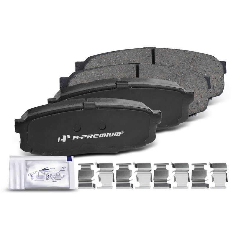 4pcs Rear Driver & Passenger Ceramic Brake Pads  for Lexus LX570 Toyota Land Cruiser 2008-2011 2013-2021
