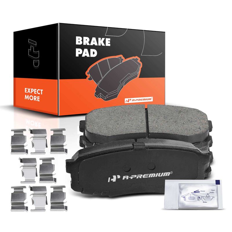 4pcs Rear Driver & Passenger Ceramic Brake Pads  for Lexus LX570 Toyota Land Cruiser 2008-2011 2013-2021