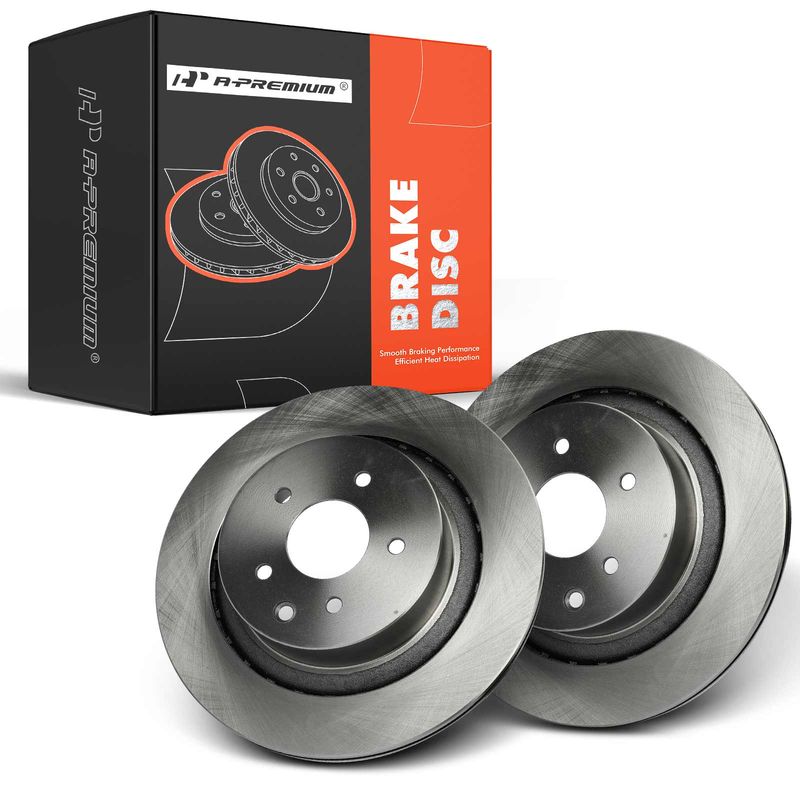 Rear Disc Brake Rotors for INFINITI G35 2007-2008 G37 2008-2013 Q60 2014-2015