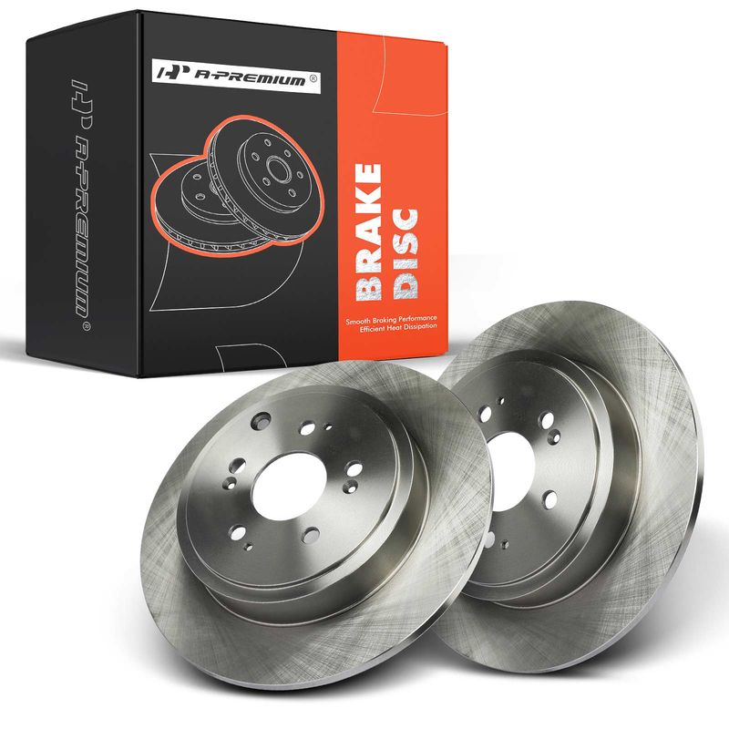 Rear Disc Brake Rotors for Honda Ridgeline 2006-2014 V6 3.5L