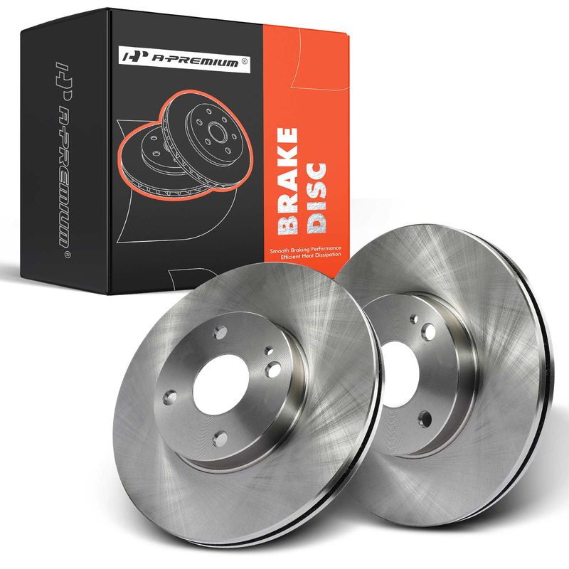 Front Disc Brake Rotors for Ford Escort 91-03 Mazda MX-3 92-96 Mercury Tracer