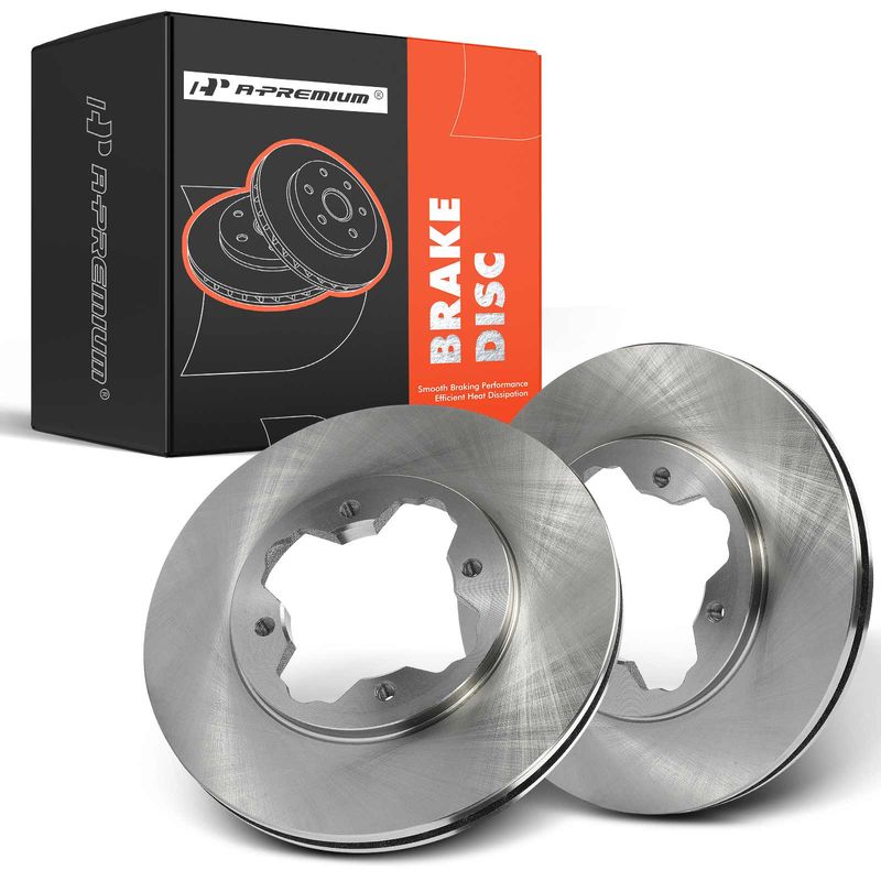 Front Disc Brake Rotors for Honda Accord 1990-1997 Acura CL 1997 L4 2.2L
