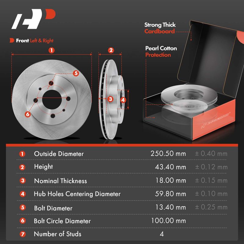 Front Disc Brake Rotors & Ceramic Brake Pads for Saturn SC SC1 SC2 SL SL1 SW1