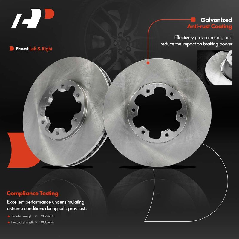 Front Disc Brake Rotors for Nissan Frontier 2003-2004 Pathfinder Xterra INFINITI