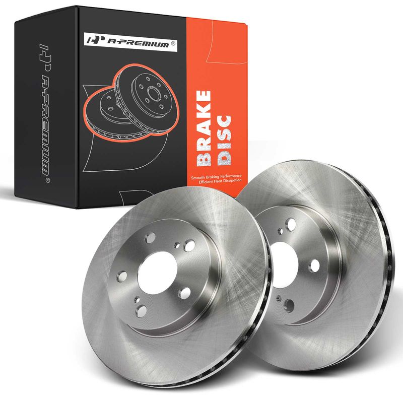 Front Disc Brake Rotors for Toyota Prius 2010-2015 Lexus CT200h 2011-2017