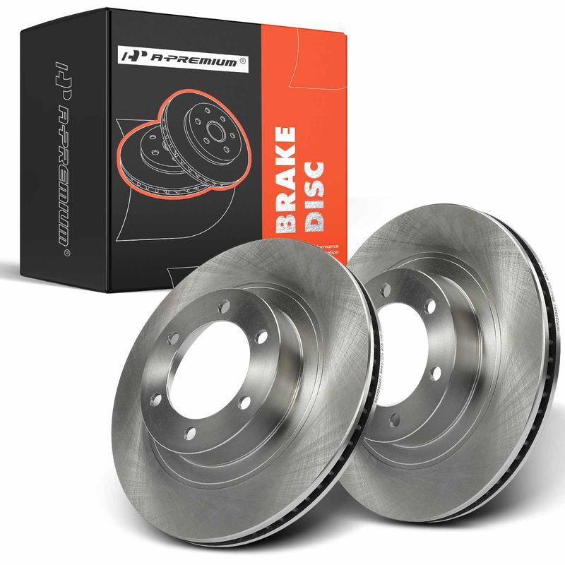 Front Disc Brake Rotors for Toyota 4Runner Lexus GX470 2003-2009 V8 4.7L 338mm
