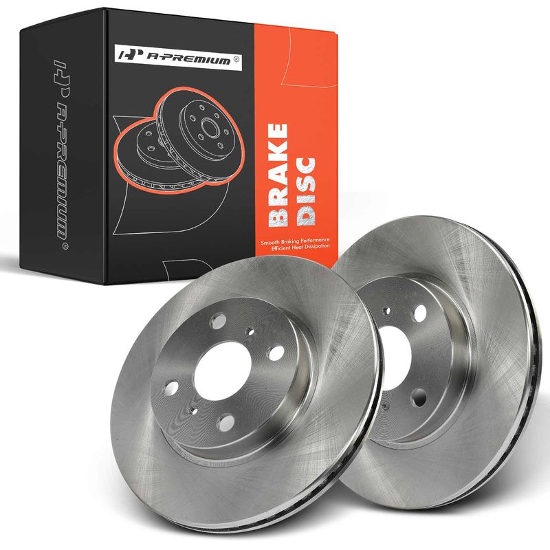Front Disc Brake Rotors for Toyota Prius C 2012-2019 Yaris 2006-2018 Scion iQ