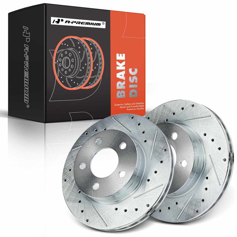 Front Drilled Brake Rotors for Ford Explorer 1995-2001 Ranger Mazda 4WD