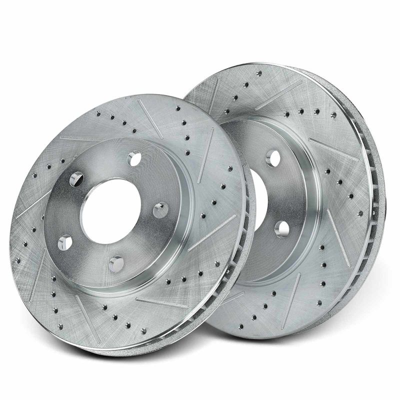 Front Drilled Brake Rotors for Buick Century LeSabre Chevy Venture Pontiac Olds