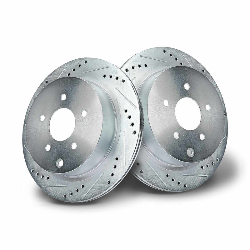 Rear Drilled Brake Rotors for Nissan Murano 2003-2007 Quest INFINITI QX60 QX70