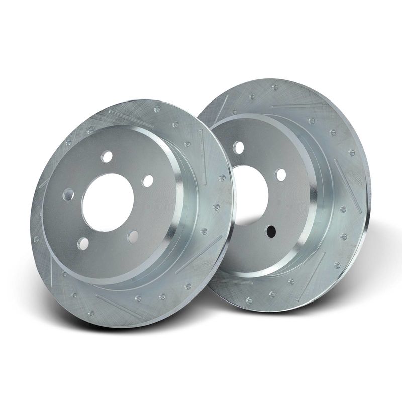 Rear Drilled Brake Rotors for Ford Explorer Ranger Mercury Mountaineer 285 mm