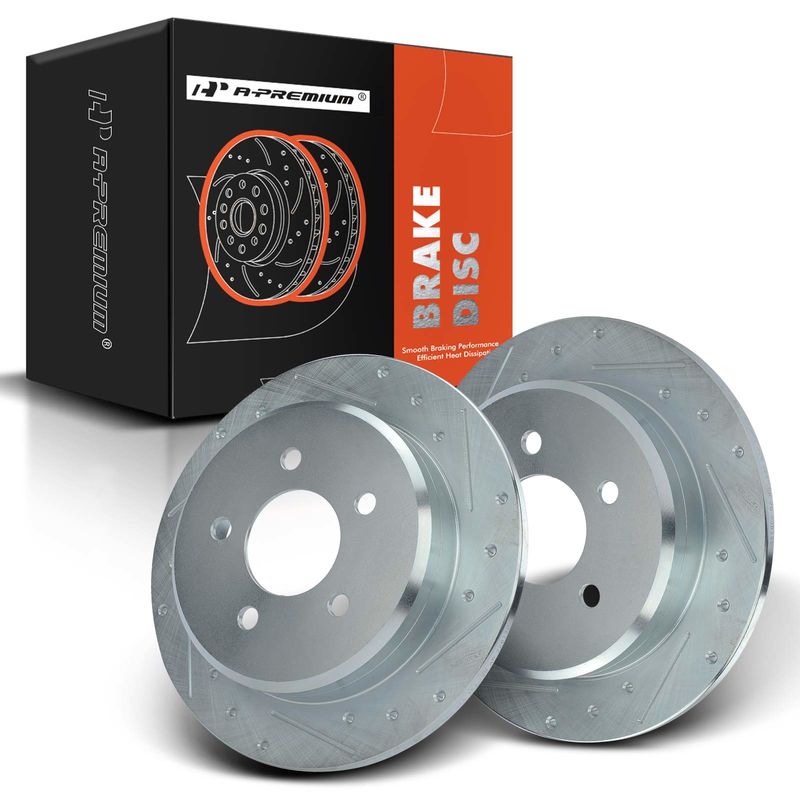 Rear Drilled Brake Rotors for Ford Explorer Ranger Mercury Mountaineer 285 mm