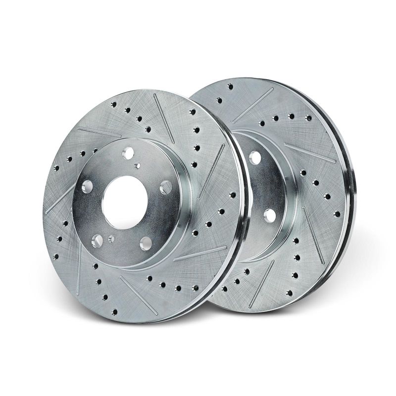 Front Drilled Brake Rotors for Toyota Camry 1992-2006 Solara Avalon Lexus ES300