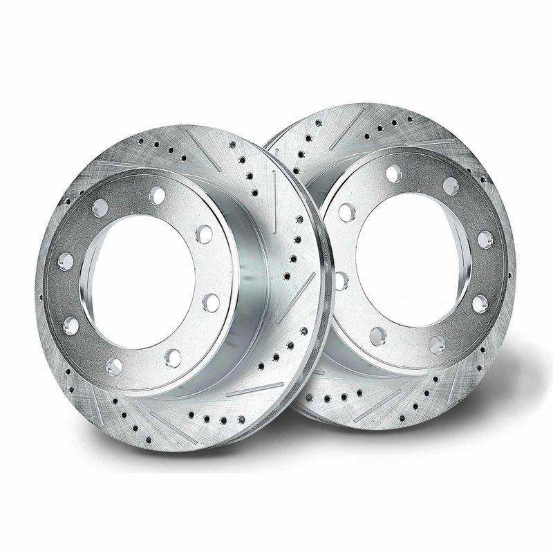 Front Drilled Brake Rotors for Ford Excursion F-250 F-350 Super Duty